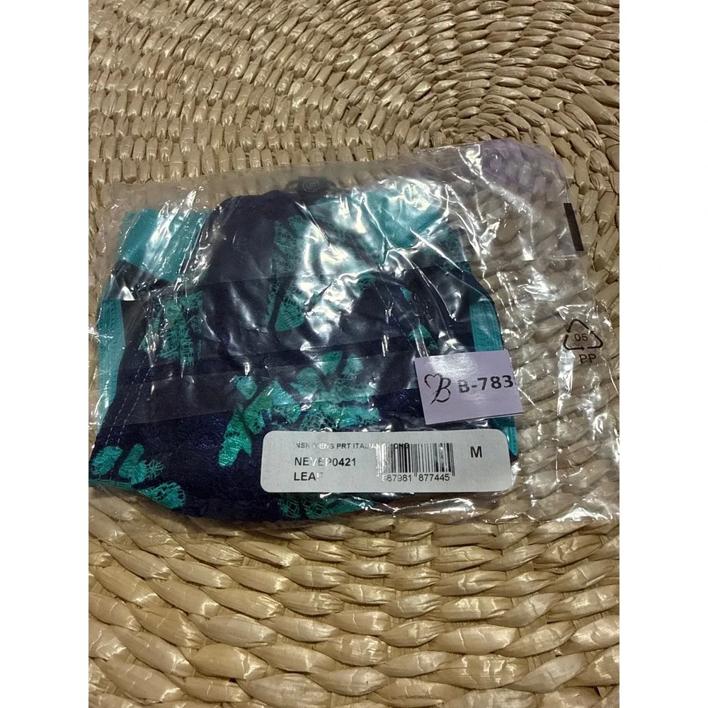 Cosabella Men's Lace Italian Thong‎ Leaf Print Brief Underwear Size M